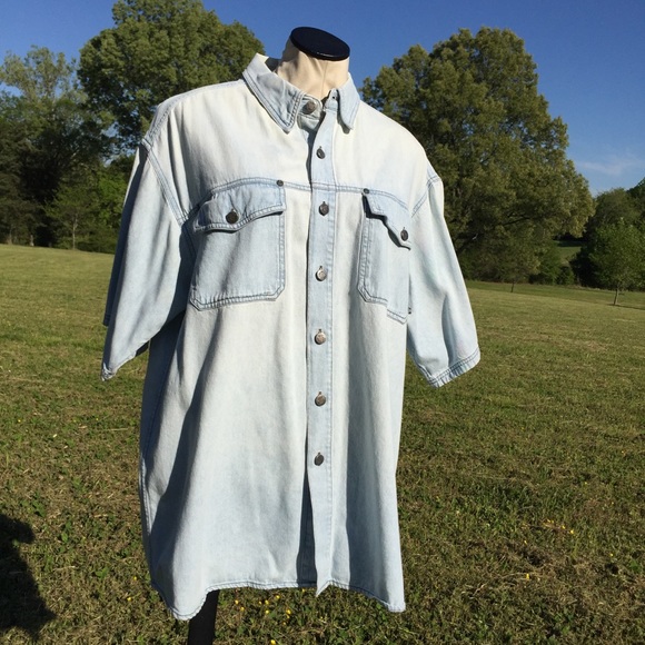 Vintage Harley Davidson Denim Shirt Hong Kong XL - Picture 9 of 9